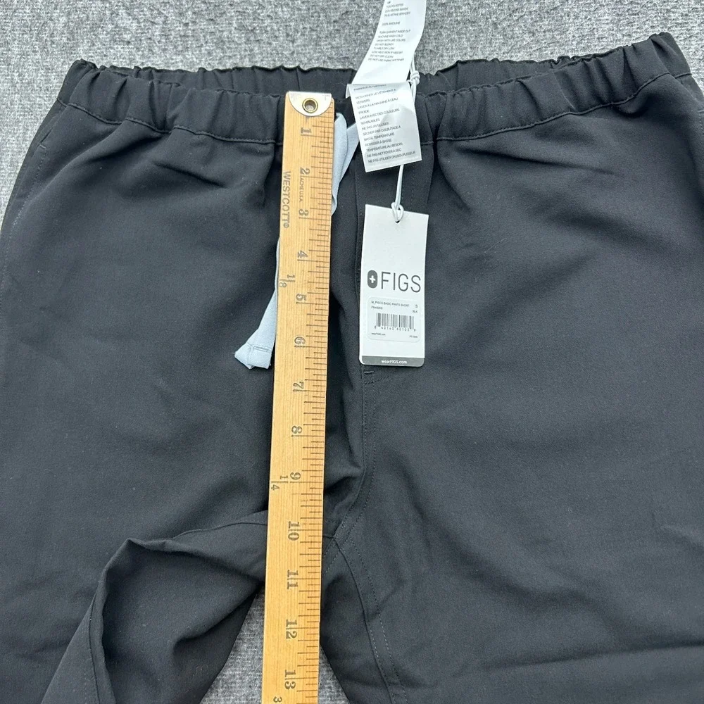 FIGS Mens Pisco Basic Scrub Pants Small Short SS Black